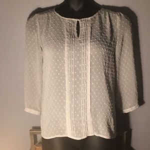 New York & Co sheer blouse